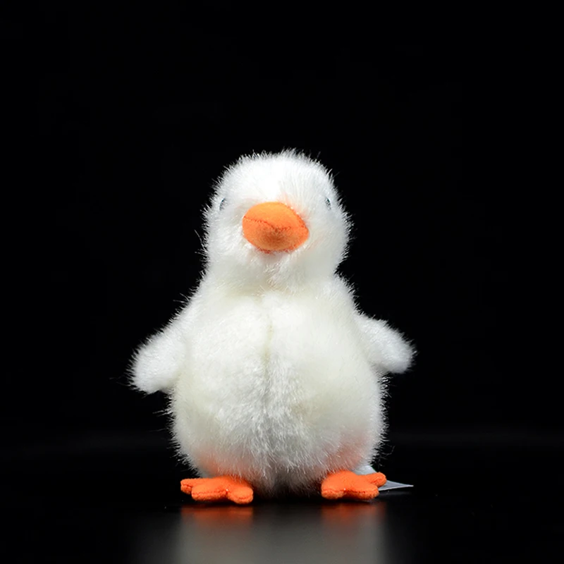 11cm Cute Chick Cub Doll Simulation Lovely White Baby Chicken Figurine Mini Soft Animal Stuffed Plush Toy Kids Christmas Gifts | Игрушки и