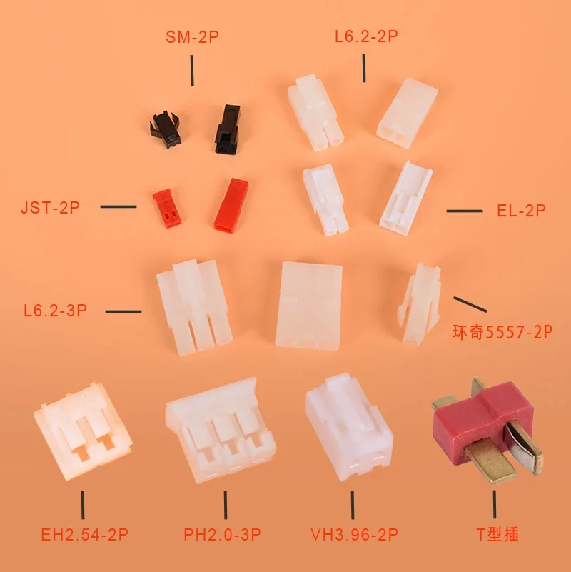 DIY батарея вилка SM JST EL L6.2 T PLUG для RC Quadcopter самолет вертолет игрушка запасные части