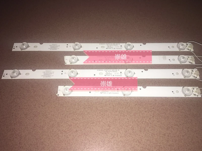 Оригинальный 4 шт. = 1 лот led32f1100cf светодиодной подсветкой 35020126 35020125 (2 4LED + 2 3LED) |