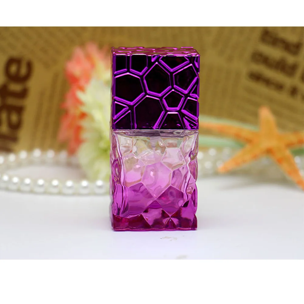 Square 30ml Spray Bottles Portable Perfume Atomizer Refillable Glass colorful parfum bottle Travel empty cosmetic container | Красота и