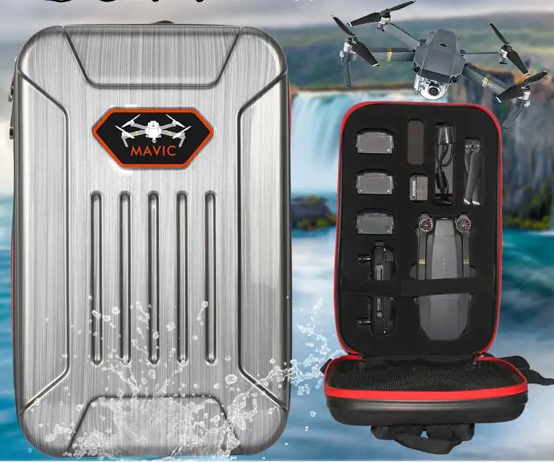 Новый дизайн твердый рюкзак из углеродного зерна водонепроницаемый чемодан для