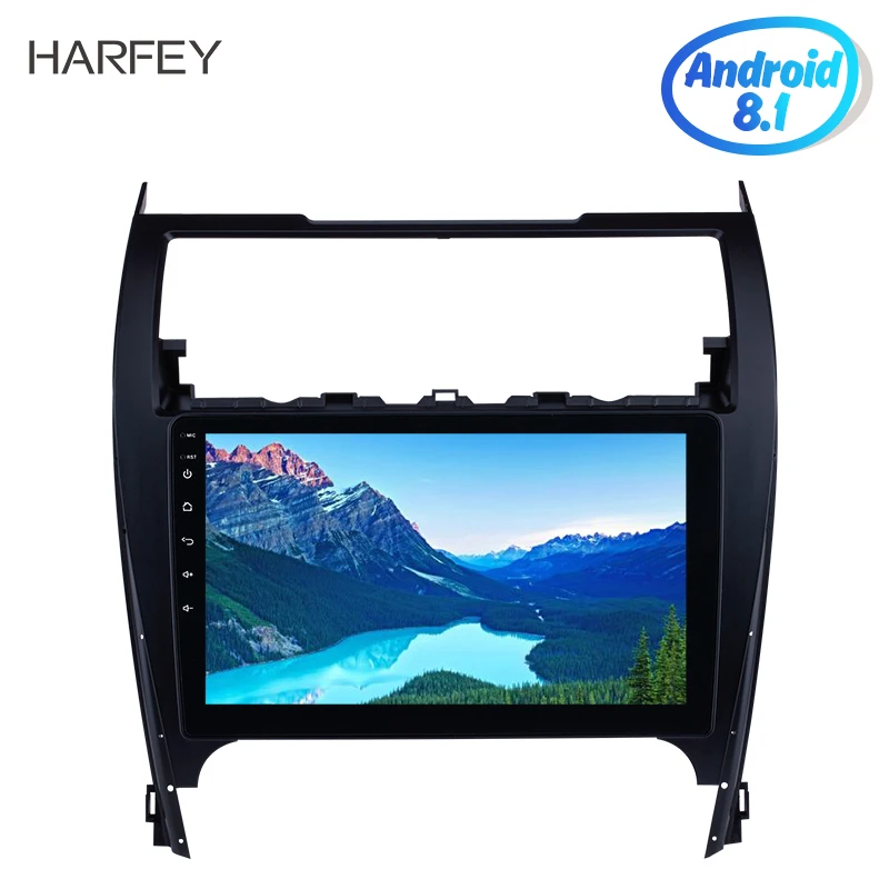 Harfey Android 9 0 HD сенсорный экран 10 1 &quotАвтомобильный Радио плеер для 2012 2017 TOYOTA CAMRY GPS Navi