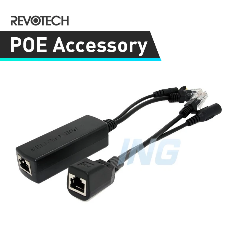 Сплиттер и Инжектор POE 10/100 м 12 В 2 А|poe splitter|power ethernetpower over ethernet |