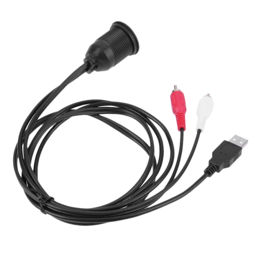 2 м двойной USB приборной панели автомобиля Moto панель скрытого монтажа адаптер 3 5