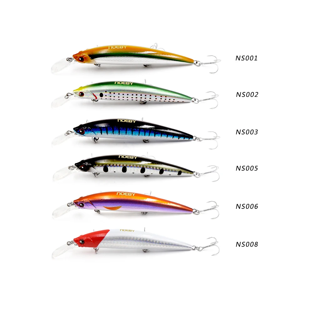 11 см г/36 г NOEBY ABS рыболовная приманка погружающаяся Гольян бас Щука Walleye форель