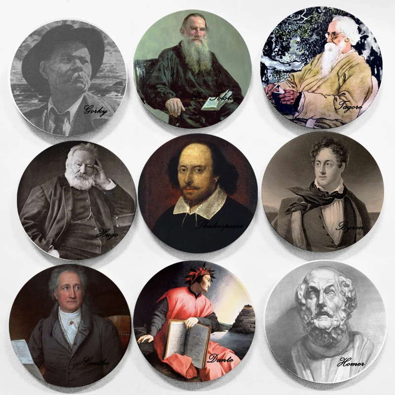 

Всемирно известный мастер литературы, фотография, декоративные стены, таблички, декор дисплея, прививки для обучения, кабинета