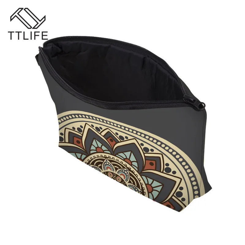 Женская сумка для хранения с мандалой TTLIFE Женский дорожный косметический