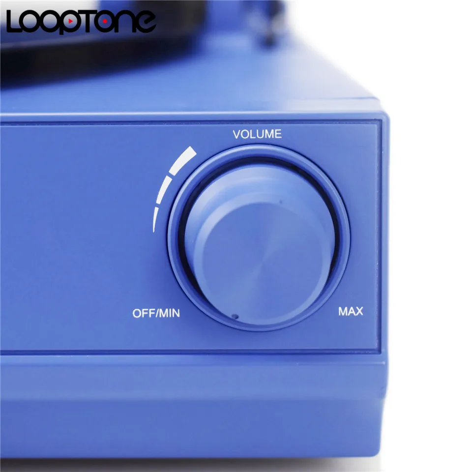 LoopTone с ременным приводом 33/45/78 оборотов в минуту, винил LP проигрыватель дисков плееры Встроенные динамики наушники Jack& RCA линейный выход