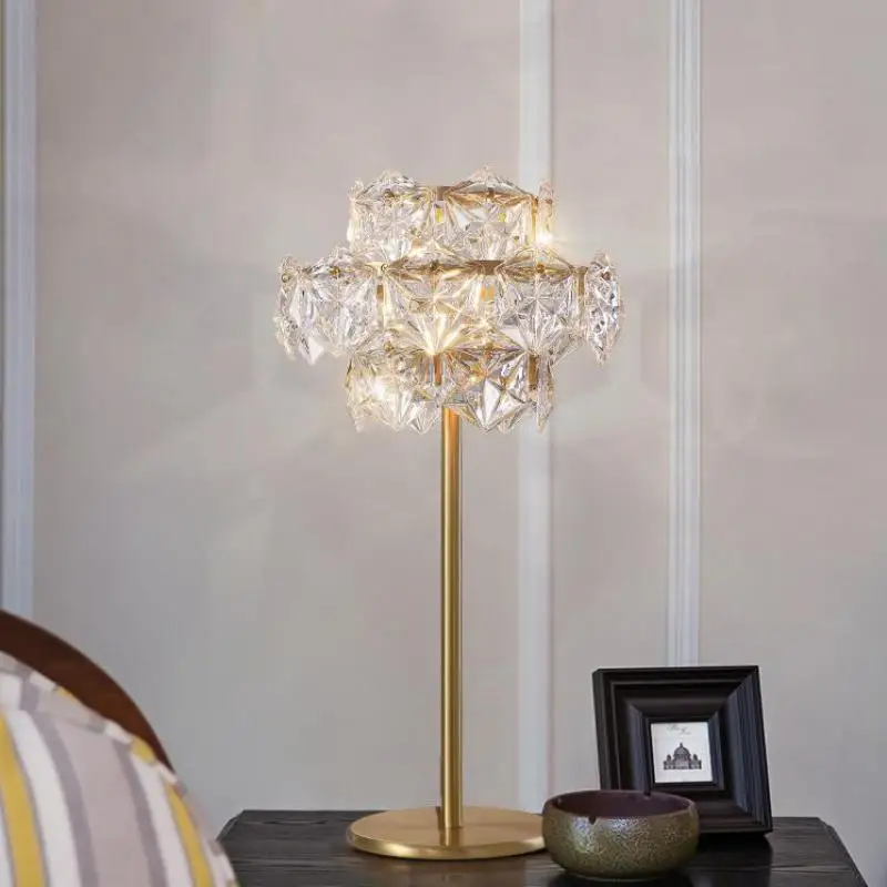 Новинка Снежинка светодиодная лампа для работы настольная гостиной