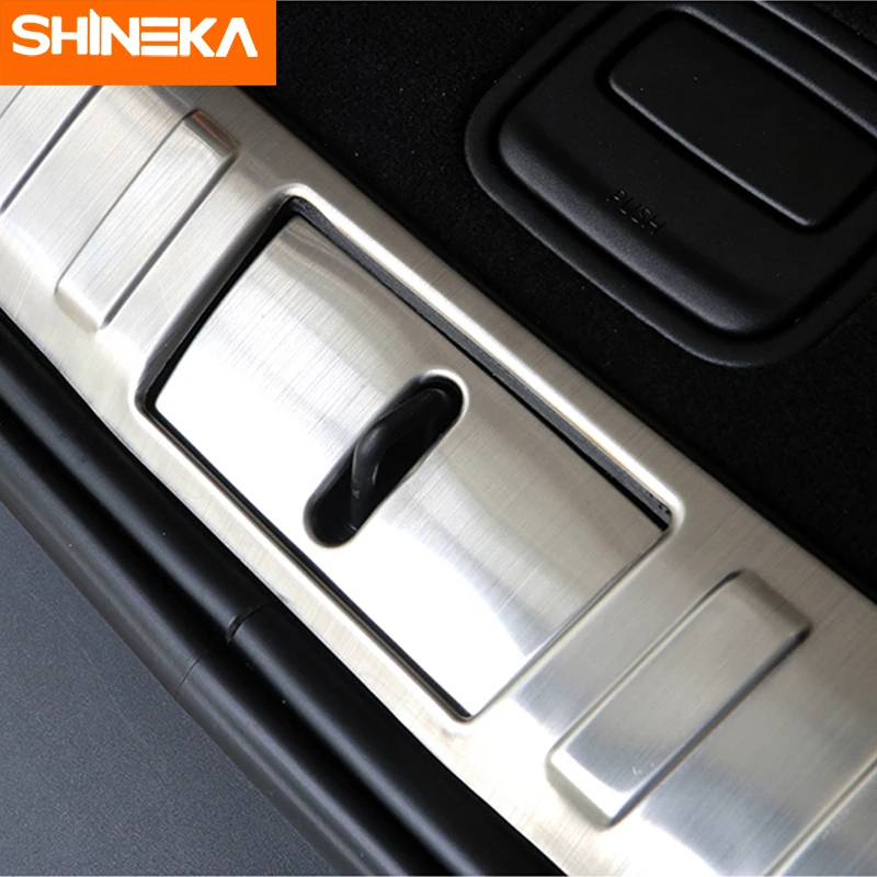 SHINEKA для Jeep Renegade 2016 2018 защитная накладка из нержавеющей стали на порог багажника