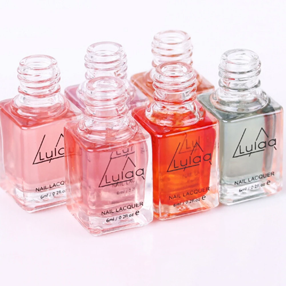 Цвет изменить длинный прочный ноготь искусство Лак Быстросохнущий Гибридный лак