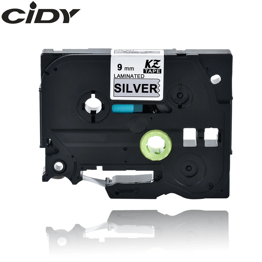 

CIDY черный на серебристом совместимом P-touch Tze ламинированная лента Tz921 Tze921 tz 921 tze 921 для принтера этикеток brother