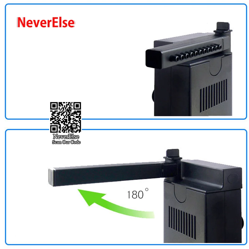 Бесшумный внутренний фильтр для аквариума регулируемый спрей от дождя УФ