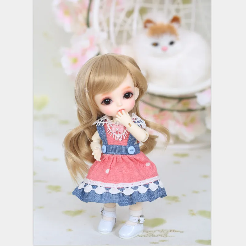 BJD куклы лати Желтый Солнечный Леа Лами Куро Коко 1/8 прекрасный гибкий парик для обуви и одежды глаз Pukifee Oueneifs luodoll