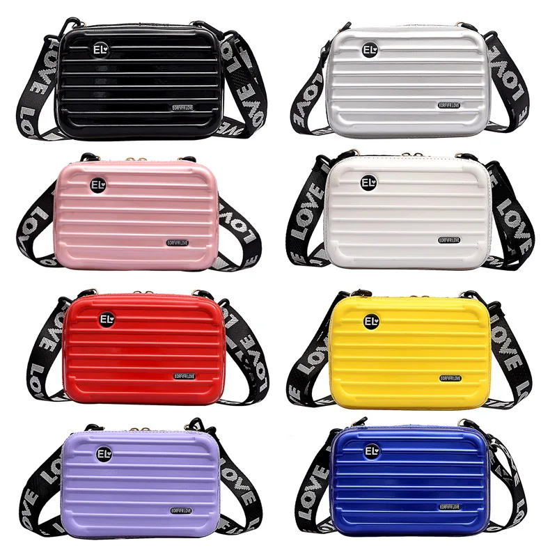 Женская мини-сумка через плечо с широким буквенным ремешком LT88 | Багаж и сумки