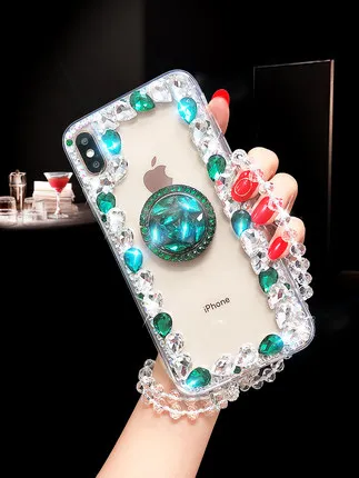 LaMaDiaa милые 3D светло-голубой алмаз кольцо “Цветок” с мягкий чехол для Xiaomi Redmi 8A 7 6 4X 4A 5A 6A Note 8 5 6 7 Pro 5A чехол для телефона чехол