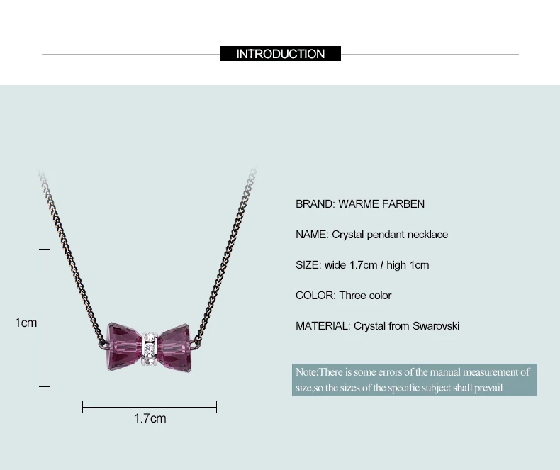 Warme Farben Кристалл от Swarovski женское ожерелье маленькие песочные часы Кристалл изящное подвесное ожерелье ювелирные изделия подарок Мода ожерелье