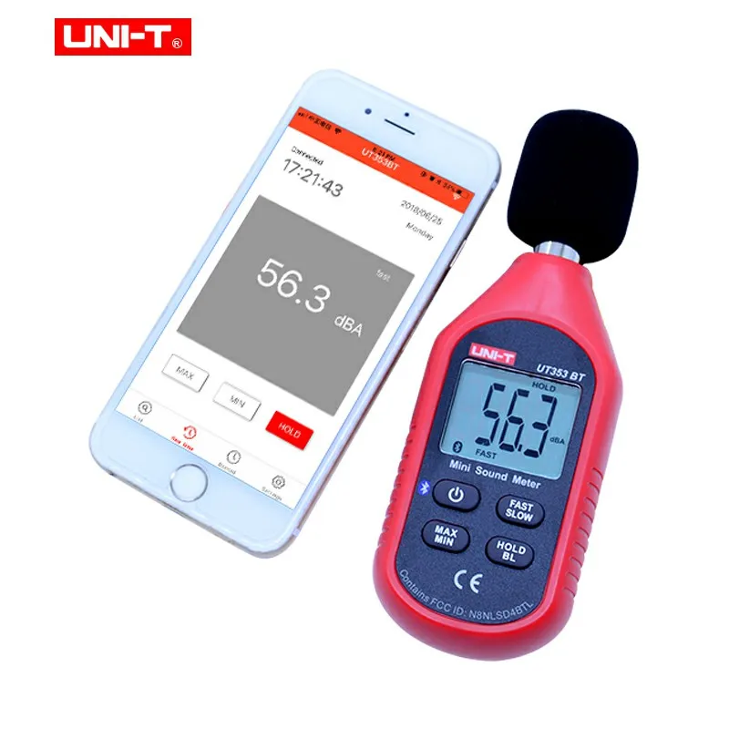 UT333BT Измеритель температуры и влажности UT353BT цифровой измеритель уровня звука