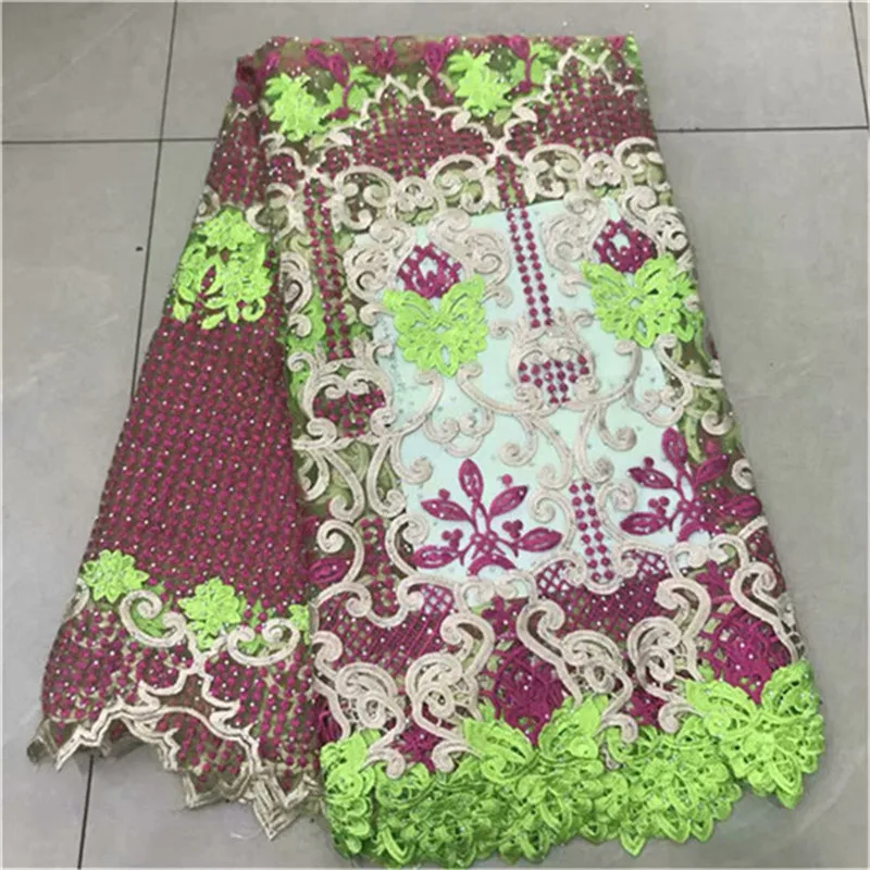 2019 новый дизайн нигерийские кружевные ткани африканская швейцарская вуаль