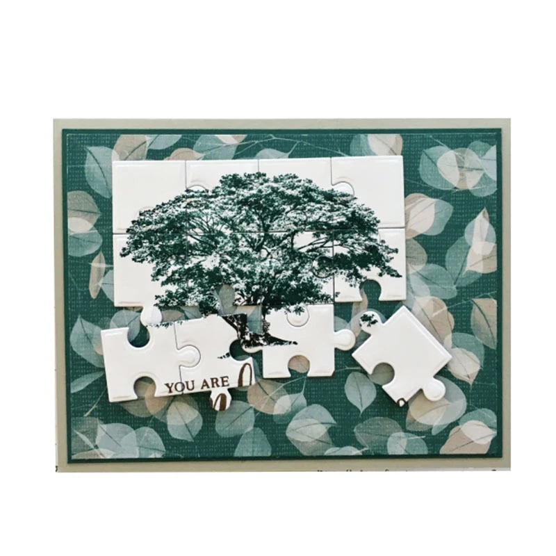 JC резиновые штампы и пресс формы для трафарет скрапбукинга Головоломки ремесло