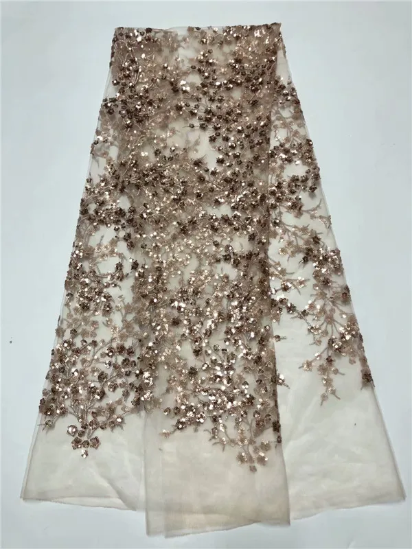Новинка 2018 высококачественные тюлевые блестки французская нигерийская