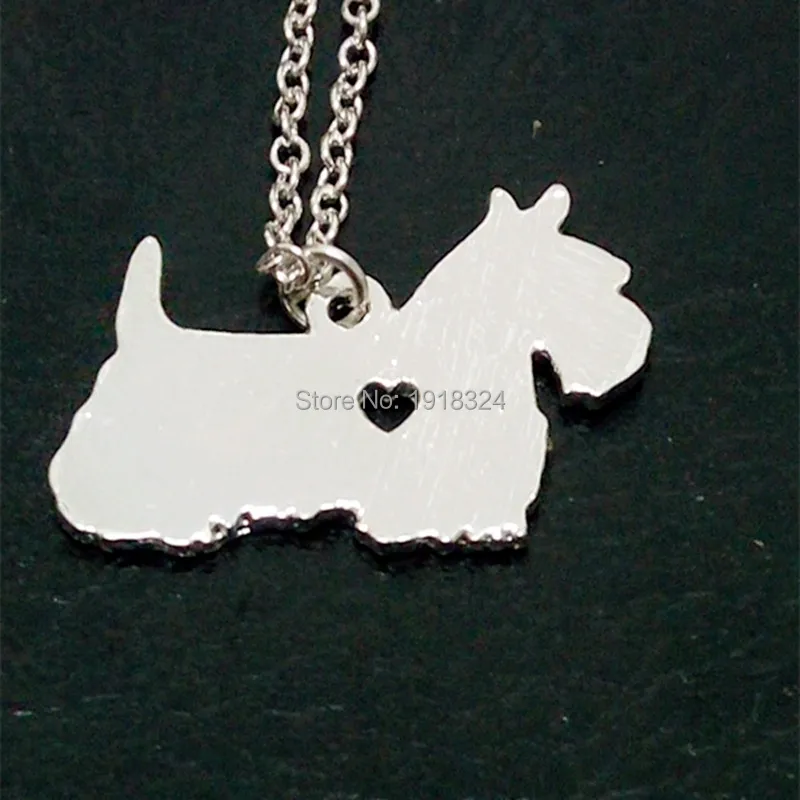 1 шт только $1 00 животное шотландский терьер ожерелье Скотти на заказ собака кулон
