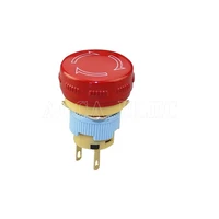 a16 20sr f 16mm dpst emergency push button switch small round head waterproof emergency stop mushroom push button switch 5a250v