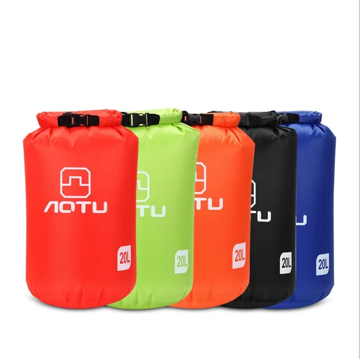 

20l waterproof bag bucket sealed beach swimming storage bag drifting bag at 6614