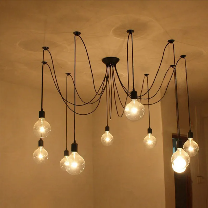 Современная паук потолочный светильник установки кафетерий ванная комната