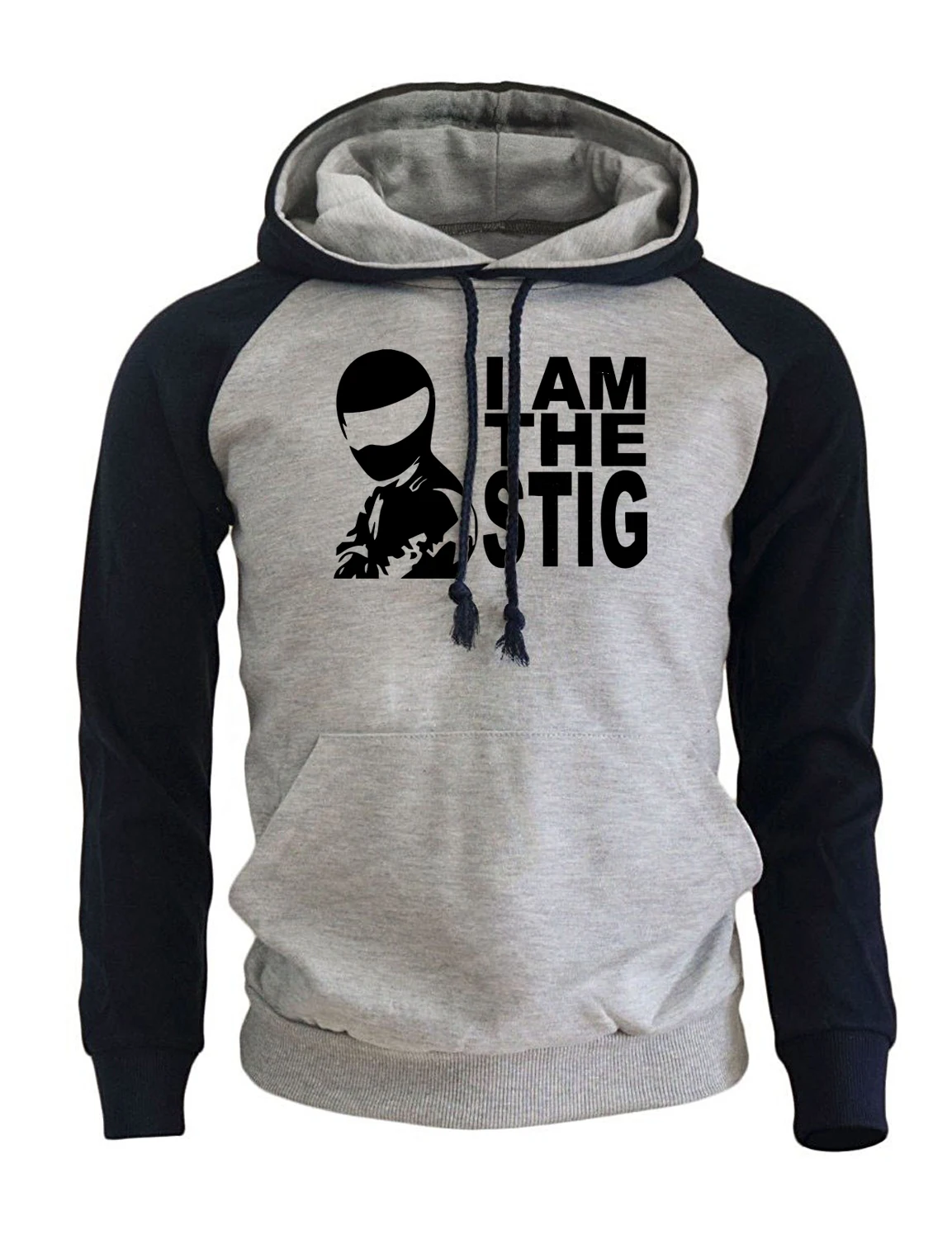 Модная уличная толстовка с надписью I AM THE stigs флисовая реглан для мужчин на осень