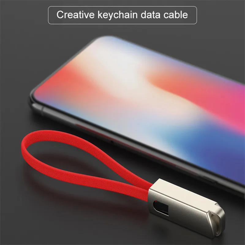 Micro Usb type C брелок для быстрой зарядки для samsung Oneplus Зарядное устройство Usb C type-C брелок шнур короткий Шнур зарядное устройство