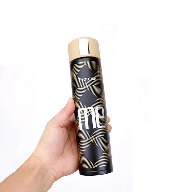 Новый дизайн двухслойные термосы из нержавеющей стали 400 мл кофе чай молоко