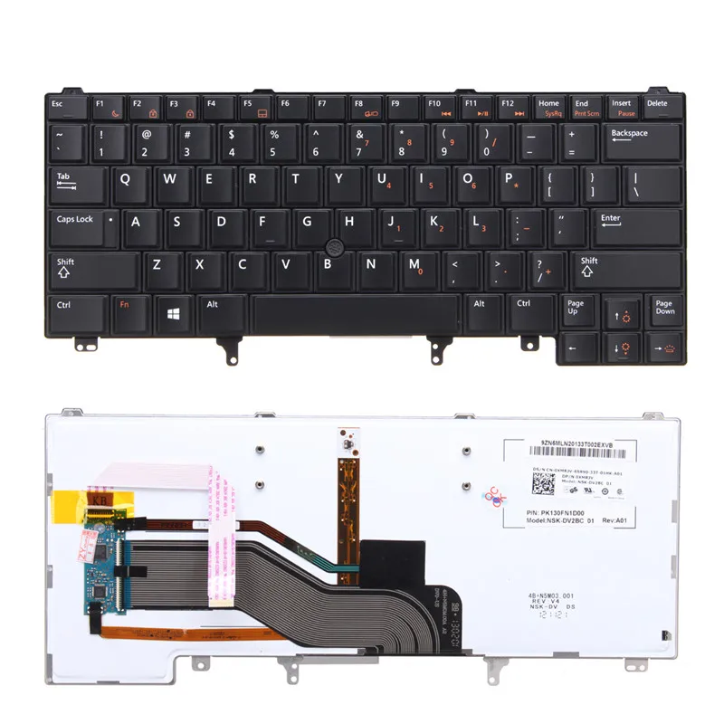 Клавиатура с подсветкой для Dell Latitude E6320 E6420 E6430 E6440 E5420 E5430|Клавиатуры| |