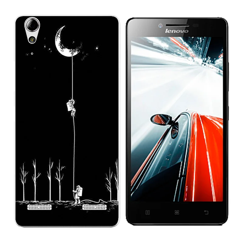 Мягкий ТПУ чехол для телефона Lenovo A6010 Plus &amp A6000 Lemon K3 K30-T с изображением кота