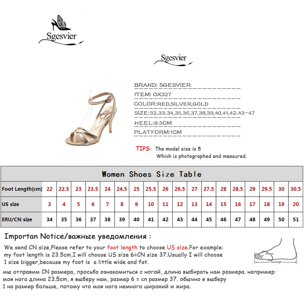 SGESVIER/2018 пикантные женские босоножки на высоком каблуке Летняя обувь с открытым