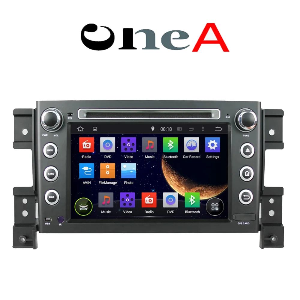 2 din Suzuki Grand Vitara android-автомобильный 4.4.4 автомобильный DVD Bluetooth gps-wi-fi 3 г радио RDS USB SD IPOD