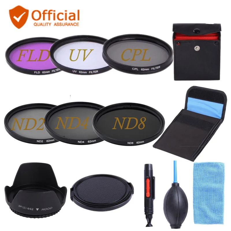 52 55 58 62 67 72 77 мм тонкий UV CPL FLD ND2 4 8 фильтр нейтральной плотности для фотосъемки +