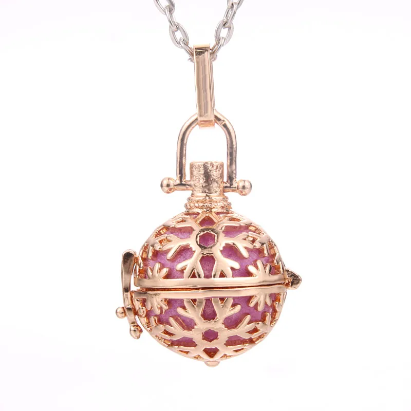 N2275-gold 1 шт. 70 см цветок ароматерапия парфюмерные эфирные масла диффузор ожерелье медальон ожерелье кулон Ловец снов черепаховое ожерелье - Окраска металла: N2275-gold