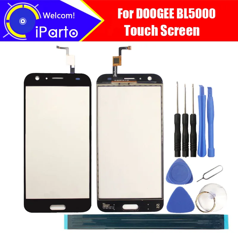 

5,5 дюймов DOOGEE BL5000 сенсорный экран Стекло 100% гарантия оригинальная новая стеклянная панель сенсорный экран для BL5000 + Инструменты + клей