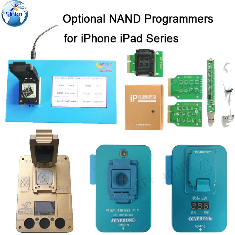 Программатор Naviplus Pro3000S JC Pro1000S Phone NAND для iPhone X 8 8Plus 7 7P 6 6S 5 iPad | Инструменты