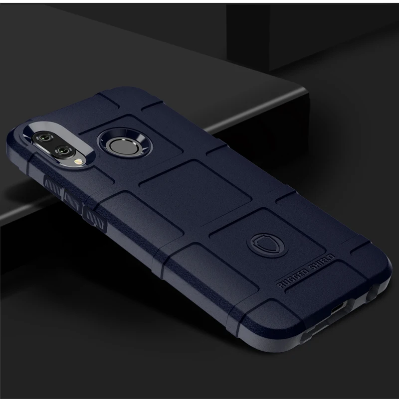 360 градусов полный корпус защитный чехол для huawei P20 Lite Мягкий ТПУ толстый твердый Броня Тактический защитный чехол