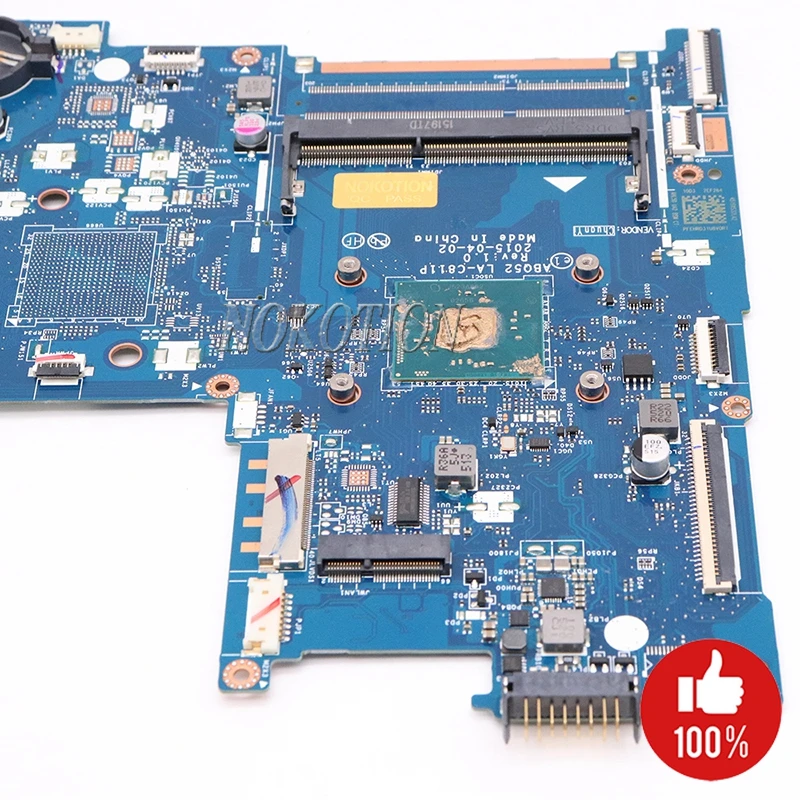Материнская плата NOKOTION ABQ52 для ноутбуков HP материнская 15 AC DDR3 815248 501 001 815249 Полная