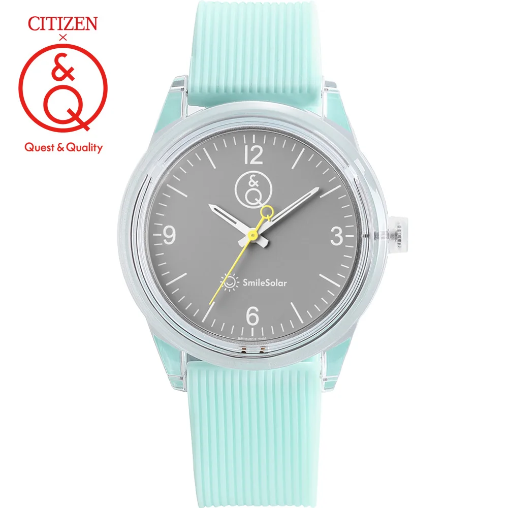 Citizen Q&Q женские часы Подарочные часы Top Luxury Brand Водонепроницаемые спортивные кварцевые солнечные женские часы Нейтральные часы relogio feminino reloj mujer montre homme bayan kol saati zegarek damski J007Y - Цвет: RP10J012Y