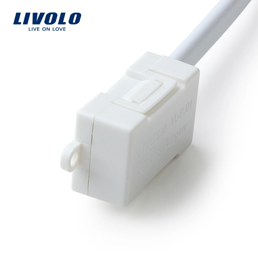 Livolo адаптера Lightning, Спасителя Самая низкая цена-Потребляемая мощность светодиодный лампы(за исключением затемнения светодиодных ламп, белый Пластик материалы 3 шт./лот