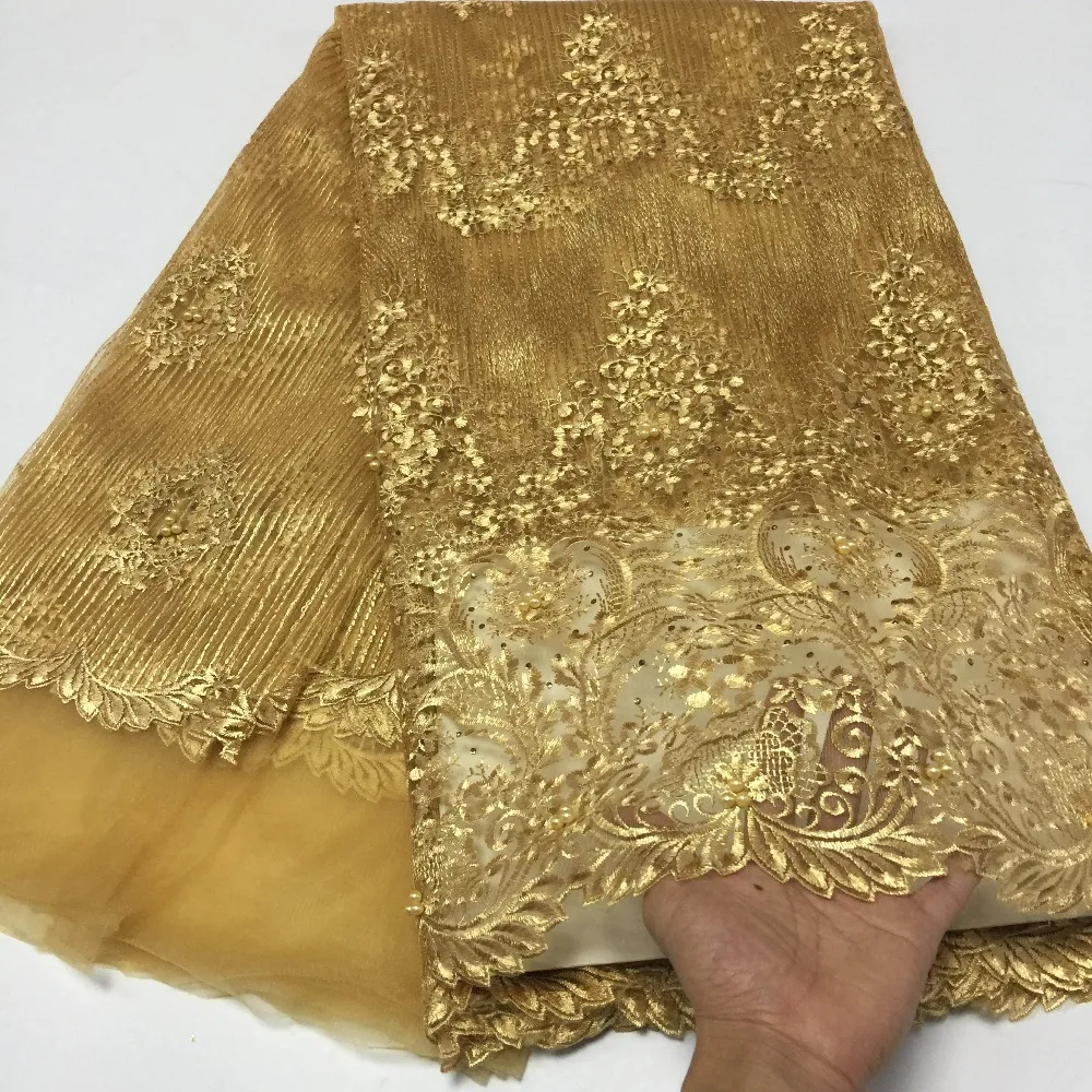 Роскошное французское кружево ткань 2018 Новый высокое качество ручной работы из