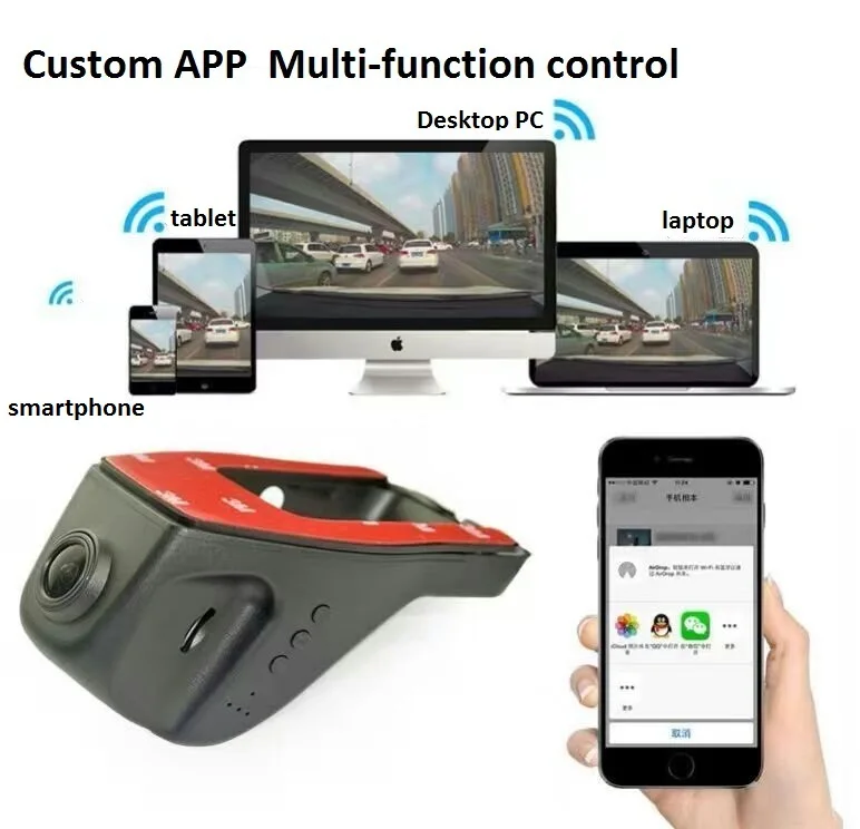 Видеорегистраторы для автомобилей Камера видео Регистраторы Беспроводной