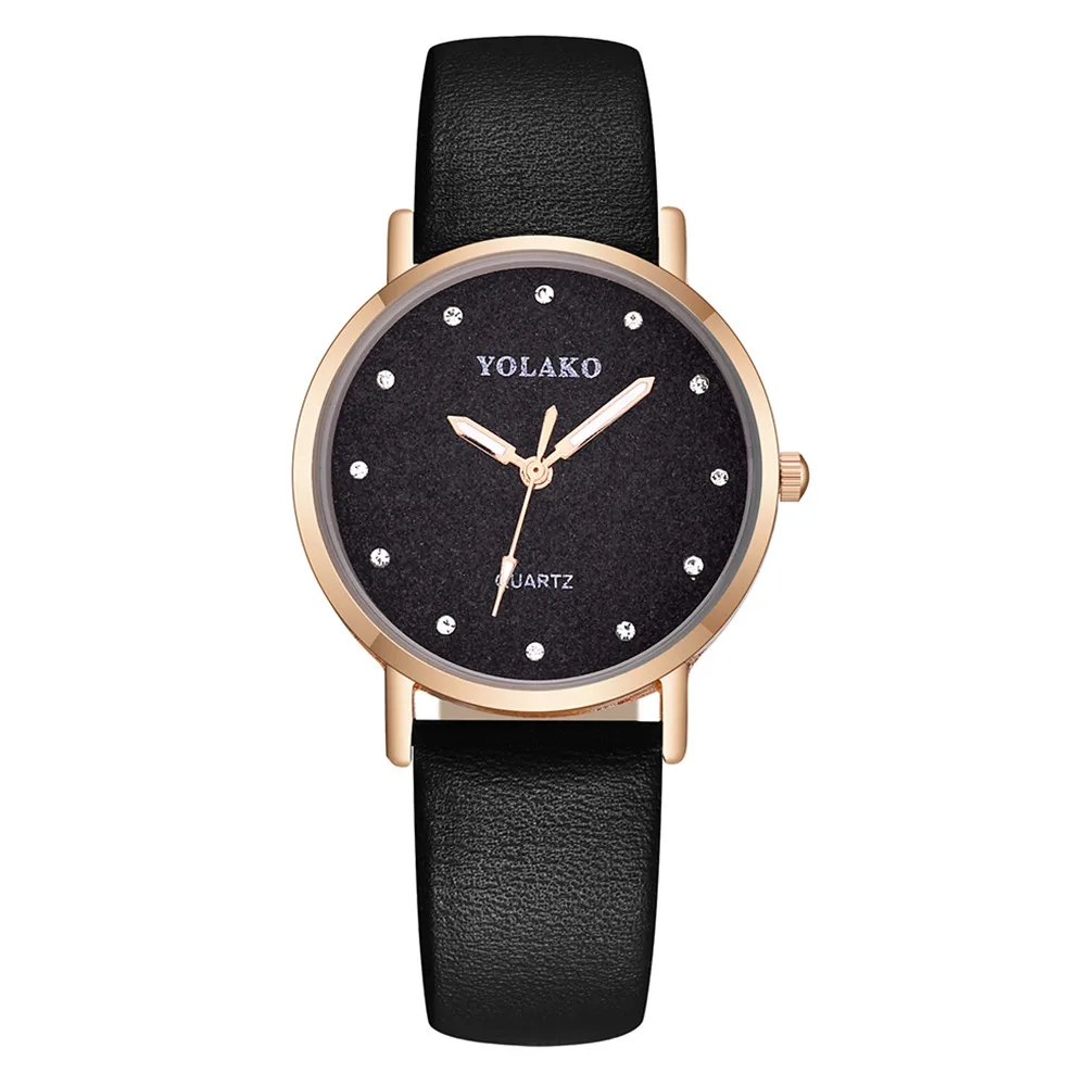 2018 модные роскошные Для женщин мужчин часы кожаный ремешок аналоговые кварцевые