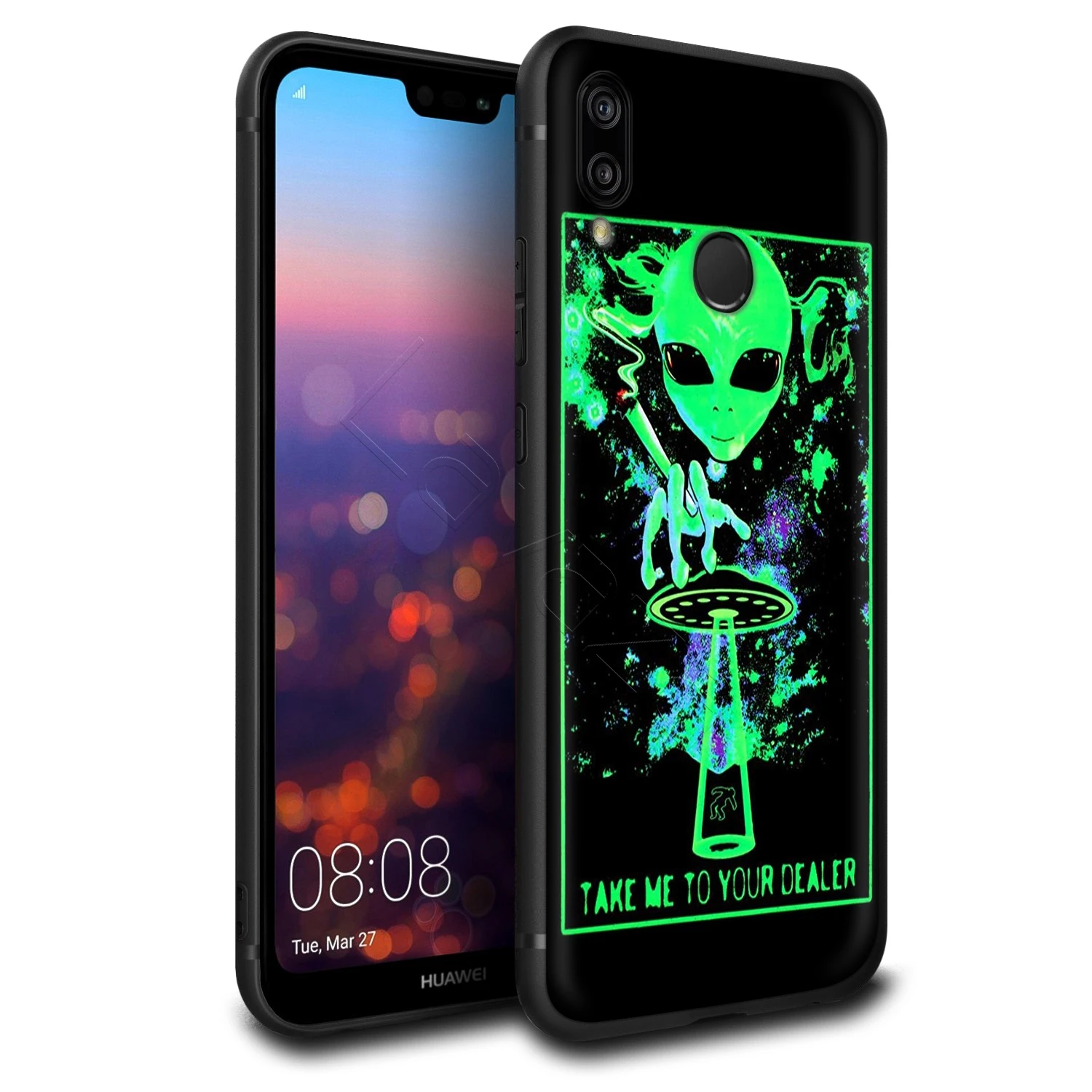 Забавный чехол Lavaza с инопланетянином для Huawei Honor 10 9 8 8x 8c 7x 7c 7a Note Nova 3 3i Lite Y9 Y7 Y6 |