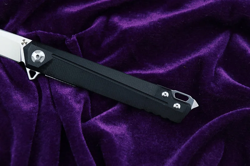 LEMIFSHE Флиппер JK3311-G10 D2 стальное лезвие G10+ стальная ручка Открытый охотничий Карманный кухонный фруктовый Складной Нож EDC инструмент