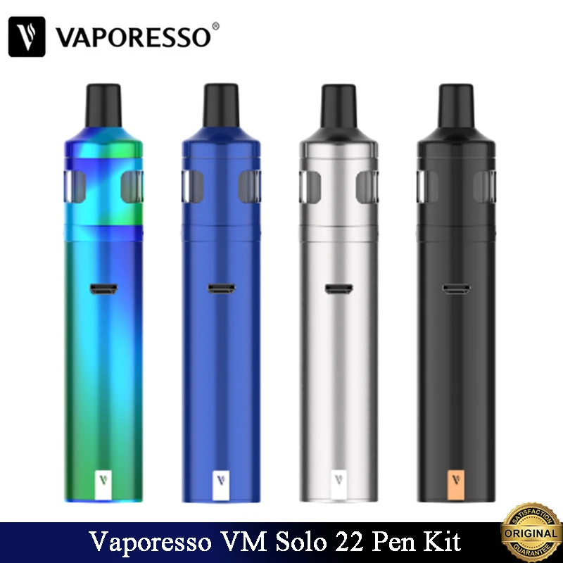 Набор для вейпа Vaporesso VM Solo 22 электронная сигарета встроенный аккумулятор 2000